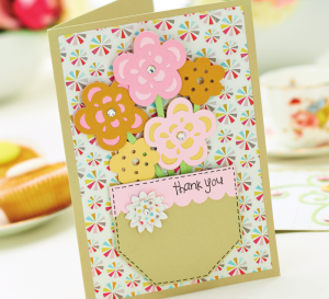 Punched Flowers Card Project