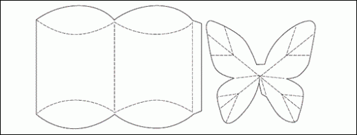 3-D Butterfly & Pillow Box Templates - Free Card Making Downloads ...