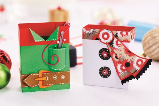 Download Christmas Gift Boxes Free Craft Project Ace Home Decor Crafts Beautiful Magazine Yellowimages Mockups