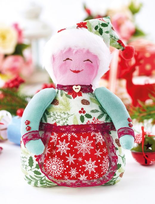 Mr & Mrs Claus Sewing Project - Free Card Making Downloads | Stitching