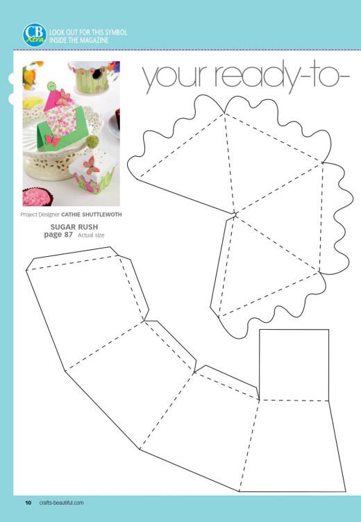 Cupcakes Motifs - Free Card Making Downloads | Papercraft | Digital ...