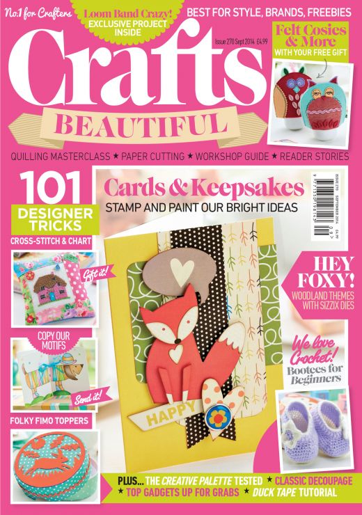 Crafts Beautiful September 2014 (Issue 270) Template Pack - Free Card ...