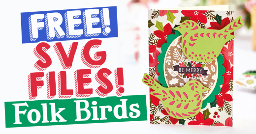 Download Free Svg Files Folk Birds Free Card Making Downloads Card Making Digital Craft Crafts Beautiful Magazine