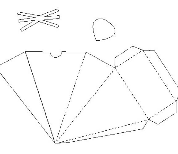 mouse craft template printable free