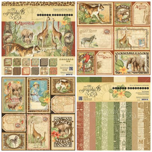 Win One of Three Graphic 45 Safari Paper Sets - Crafts Giveaways ...