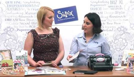 Using Sizzix dies to create a contemporary aperture card Using Sizzix dies to create a contemporary aperture card