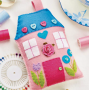 Sweet Stitched Cottage Pincushion Sweet Stitched Cottage Pincushion
