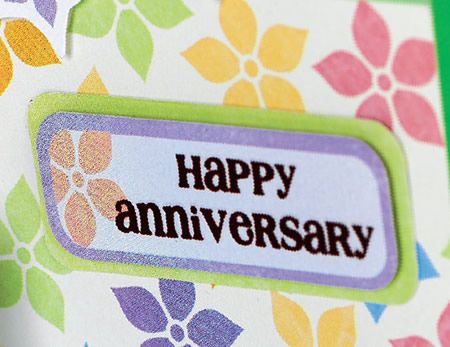 Dimensional Butterfly Happy Anniversary Card