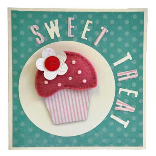 Die-cut Cupcake Birthday Cards Die-cut Cupcake Birthday Cards