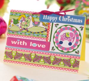 Vintage Toy Themed Christmas Card Vintage Toy Themed Christmas Card