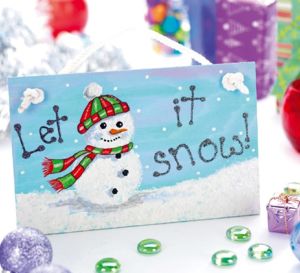 Painted Christmas Martha Stewart Wall Hanging Painted Christmas Martha Stewart Wall Hanging