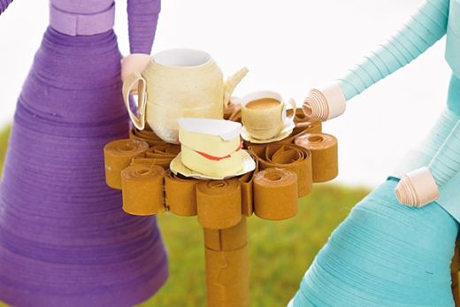Quilled Tea Party Set Quilled Tea Party Set