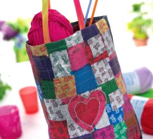 Stitched Upcycled Sweet Wrapper Bag Stitched Upcycled Sweet Wrapper Bag