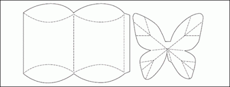3-D Butterfly & Pillow Box Templates 3-D Butterfly & Pillow Box Templates