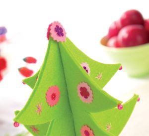 Stitched Felt Christmas Tree Home Dec Stitched Felt Christmas Tree Home Dec