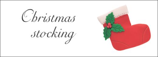 Stocking Christmas Cake Sugarcraft Free Project