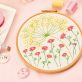 Floral Embroidery Hoop Pattern Floral Embroidery Hoop Pattern