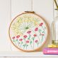 Floral Embroidery Hoop Pattern Floral Embroidery Hoop Pattern