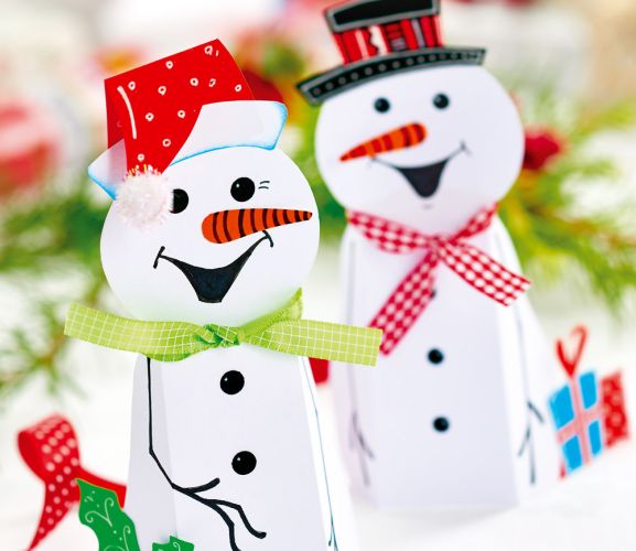 Papercraft Snowman Set