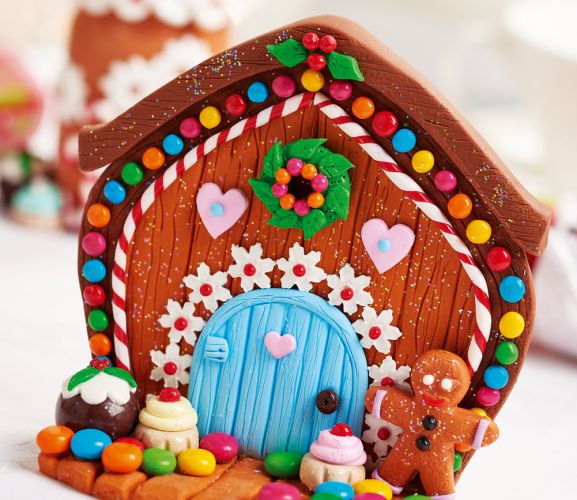 Clay Gingerbread Houses