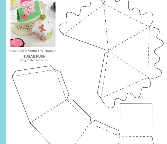 Cupcakes Motifs - Free Card Making Downloads | Papercraft | Digital ...