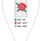 Folksy Heart Cross-Stitch Chart Folksy Heart Cross-Stitch Chart