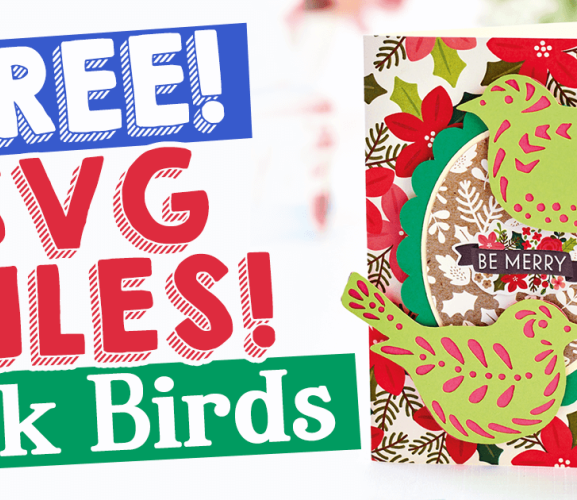 FREE SVG Files! Folk Birds