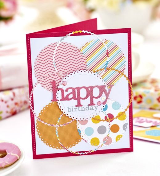 Happy Die-Cut Cards - Free Craft Project – Card Making - Crafts