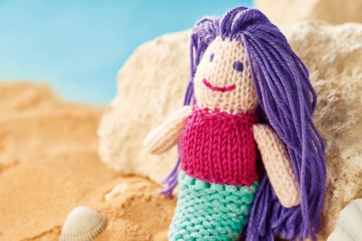 Knitted Mermaid for Beginners