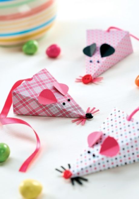 Mouse Papercraft Box Template Mouse Papercraft Box Template