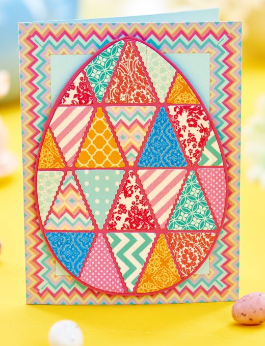 Patchwork Easter Card