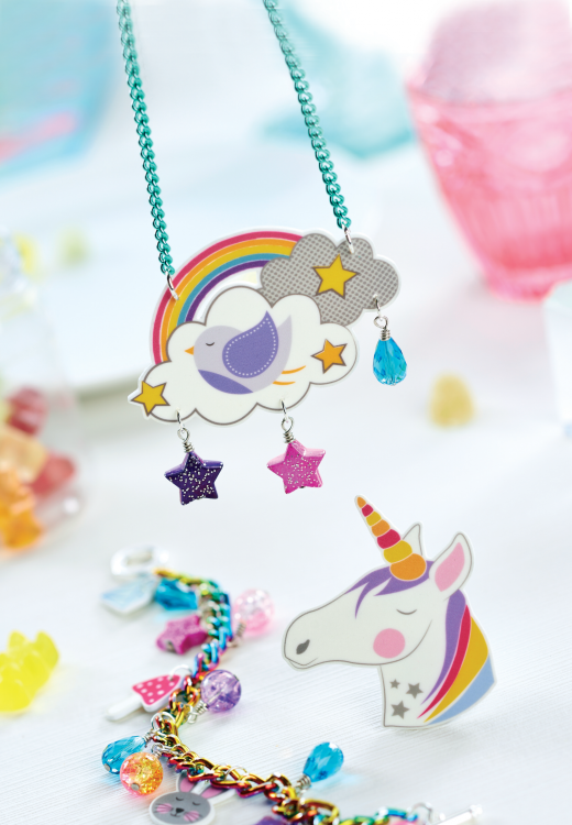 CUTE UNICORN SHRINKY DINK CHARMS Mad in Crafts