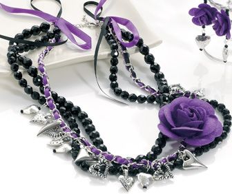 Rock & Rose Necklace