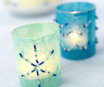 Beaded Candles & Candle Holders