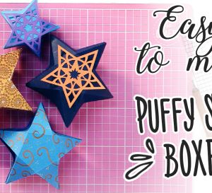 Puffy Star Boxes Template