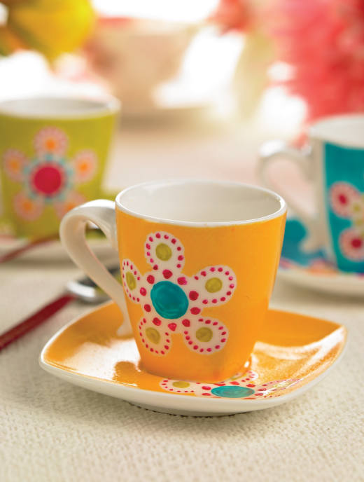Vibrant Hand-Painted Crockery Vibrant Hand-Painted Crockery