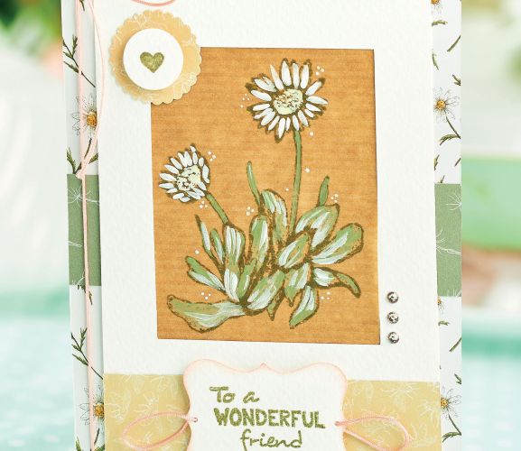 Hand Paint Wildflower Stationery