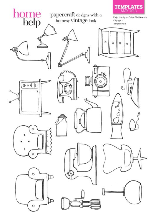 Papercraft Designs With  A Homesy Vintage Look Papercraft Designs With  A Homesy Vintage Look