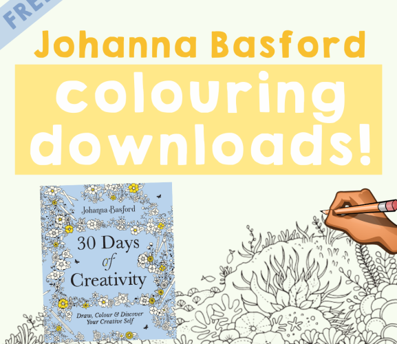 FREE Johanna Basford Colouring Download - Free Card Making