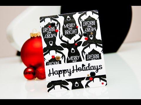 Spellbinders Happy Holidays Card Spellbinders Happy Holidays Card