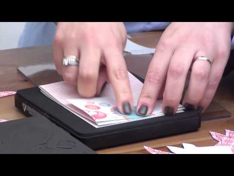Make a concertina book using Sizzix Happi Dies Make a concertina book using Sizzix Happi Dies