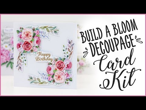 Build A Bloom Decoupage Card Kit Build A Bloom Decoupage Card Kit