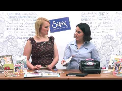 Using Sizzix dies to create a contemporary aperture card Using Sizzix dies to create a contemporary aperture card