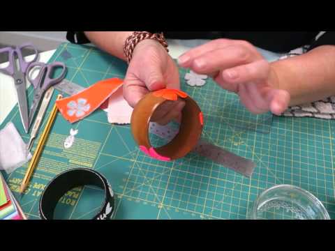 How To Die Cut Bangles From Duck Tape | EASY BEGINNERS PROJECT How To Die Cut Bangles From Duck Tape | EASY BEGINNERS PROJECT