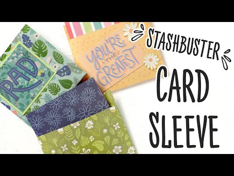 DIY Card Sleeve For Personalised Gifts DIY Card Sleeve For Personalised Gifts