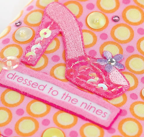 Embroidered Shoe Stitched Jewellery Roll Embroidered Shoe Stitched Jewellery Roll
