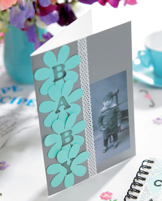 Stamped Letter Baby Card, Notebook & Notecards Stamped Letter Baby Card, Notebook & Notecards