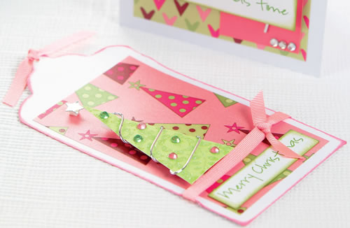 Wire Work Rose Christmas Card Wire Work Rose Christmas Card