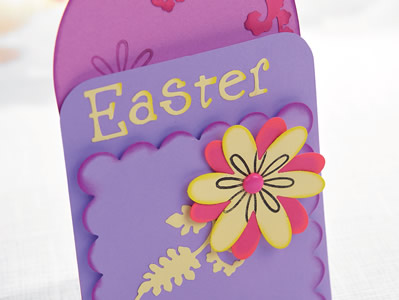 Die-cut Easter Greeting Card Die-cut Easter Greeting Card
