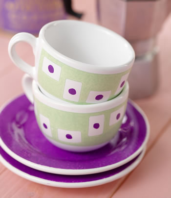 Stylish Ceramic Painted Mug Set Stylish Ceramic Painted Mug Set